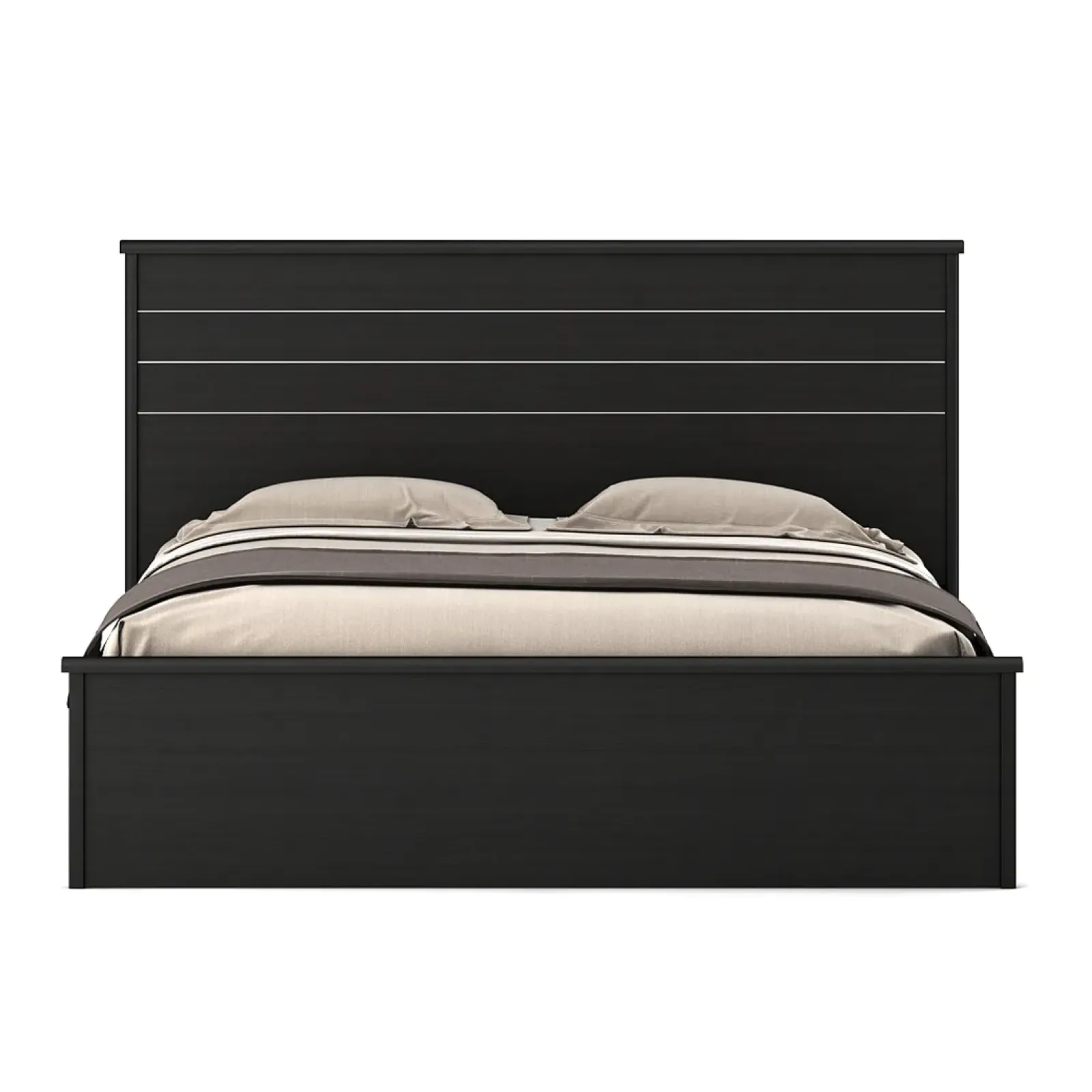 Carnival V2 Queen Bed With 3/4 Lifton - Natural Wenge Woodpore